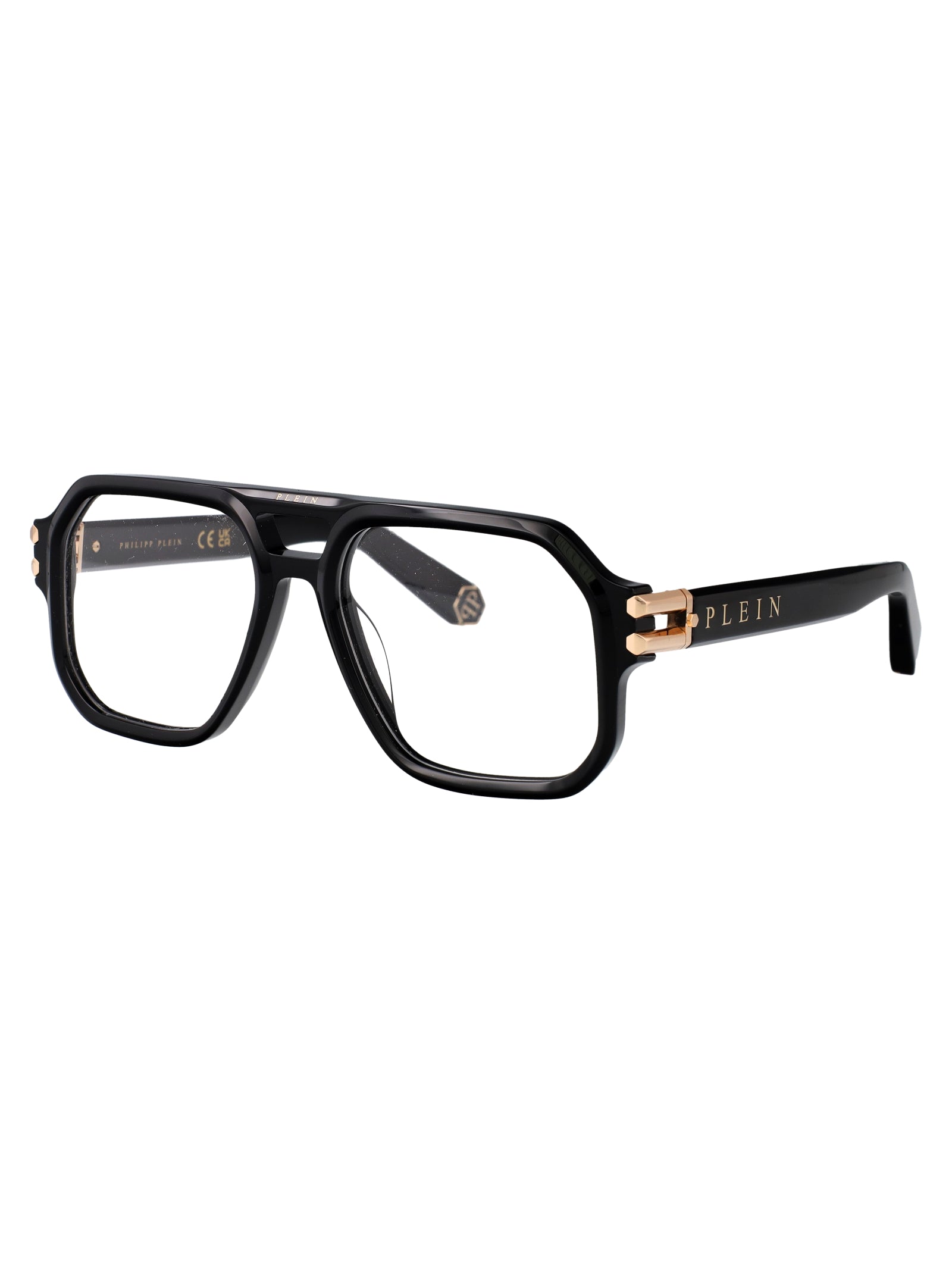 PHILIPP PLEIN Sleek Metal Optical Glasses for Men