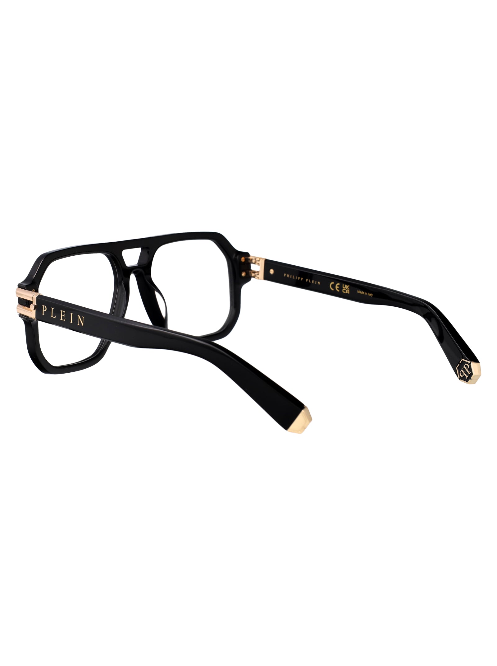 PHILIPP PLEIN Sleek Metal Optical Glasses for Men
