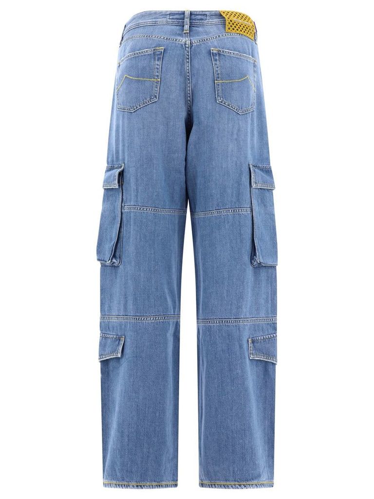 JACOB COHEN Relaxed Fit Cargo Jeans for Women - Spring/Summer 2025
