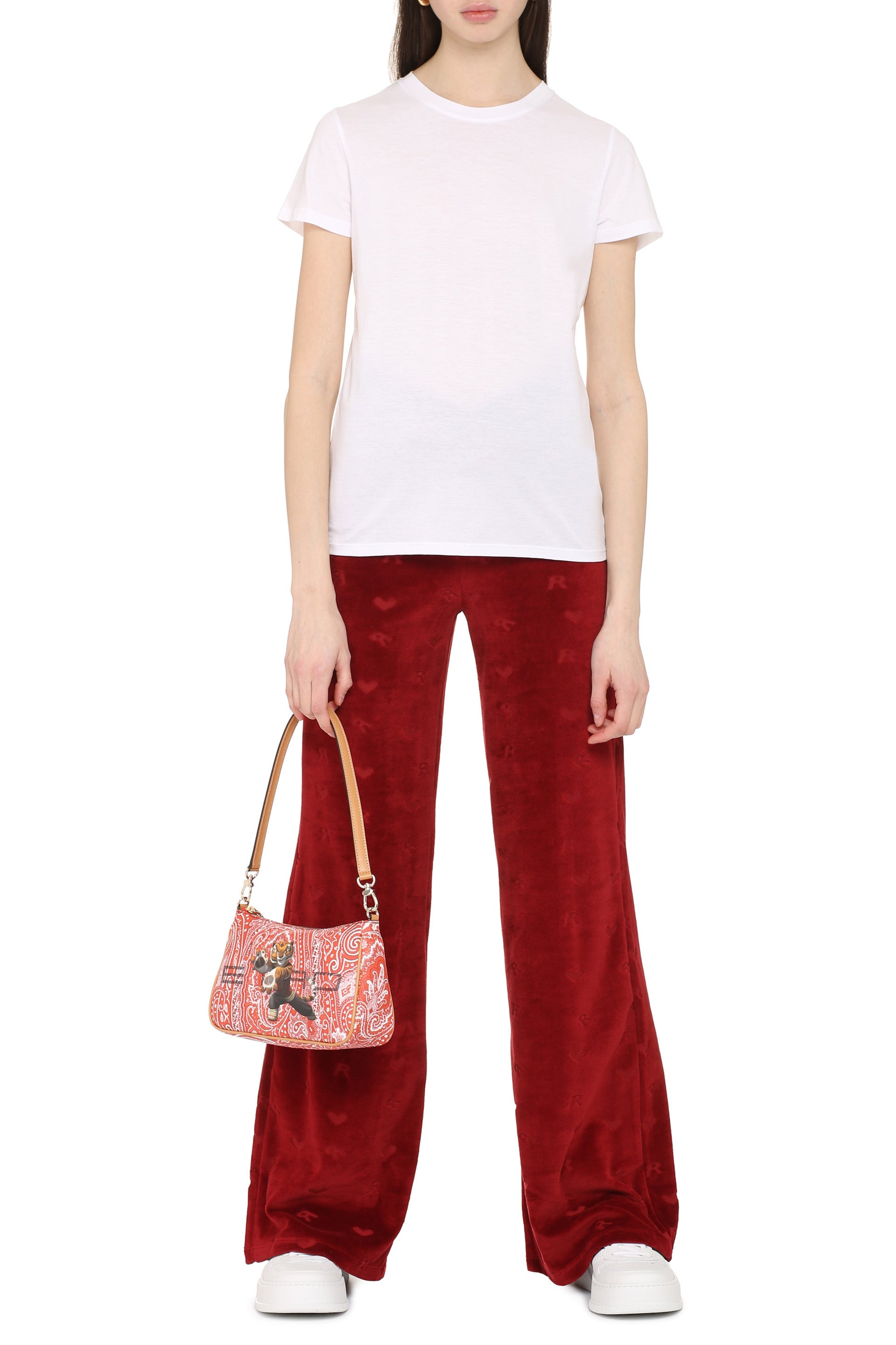 VINCE Classic Ribbed Cotton T-Shirt