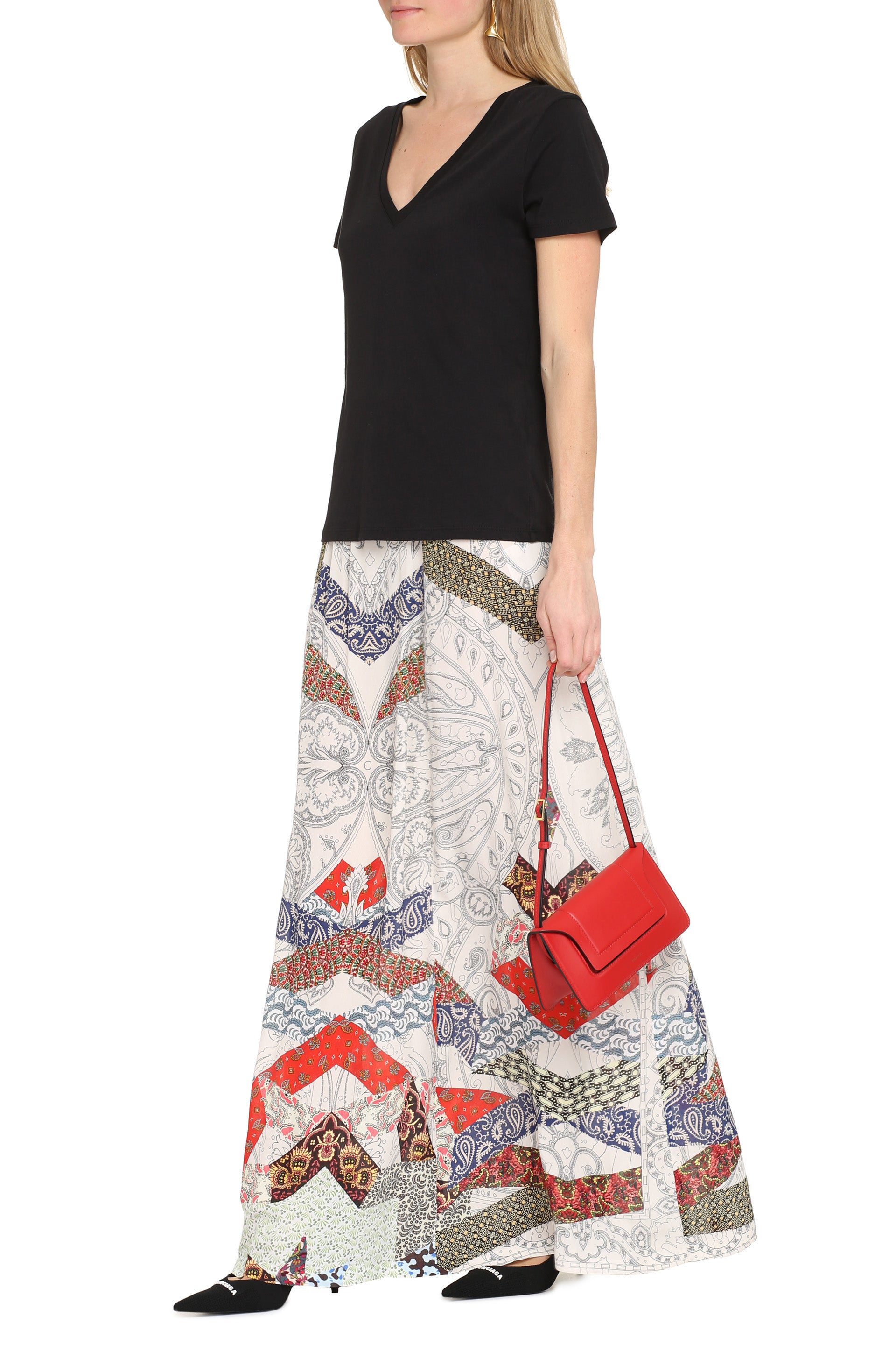 VINCE Cotton V-Neck T-Shirt