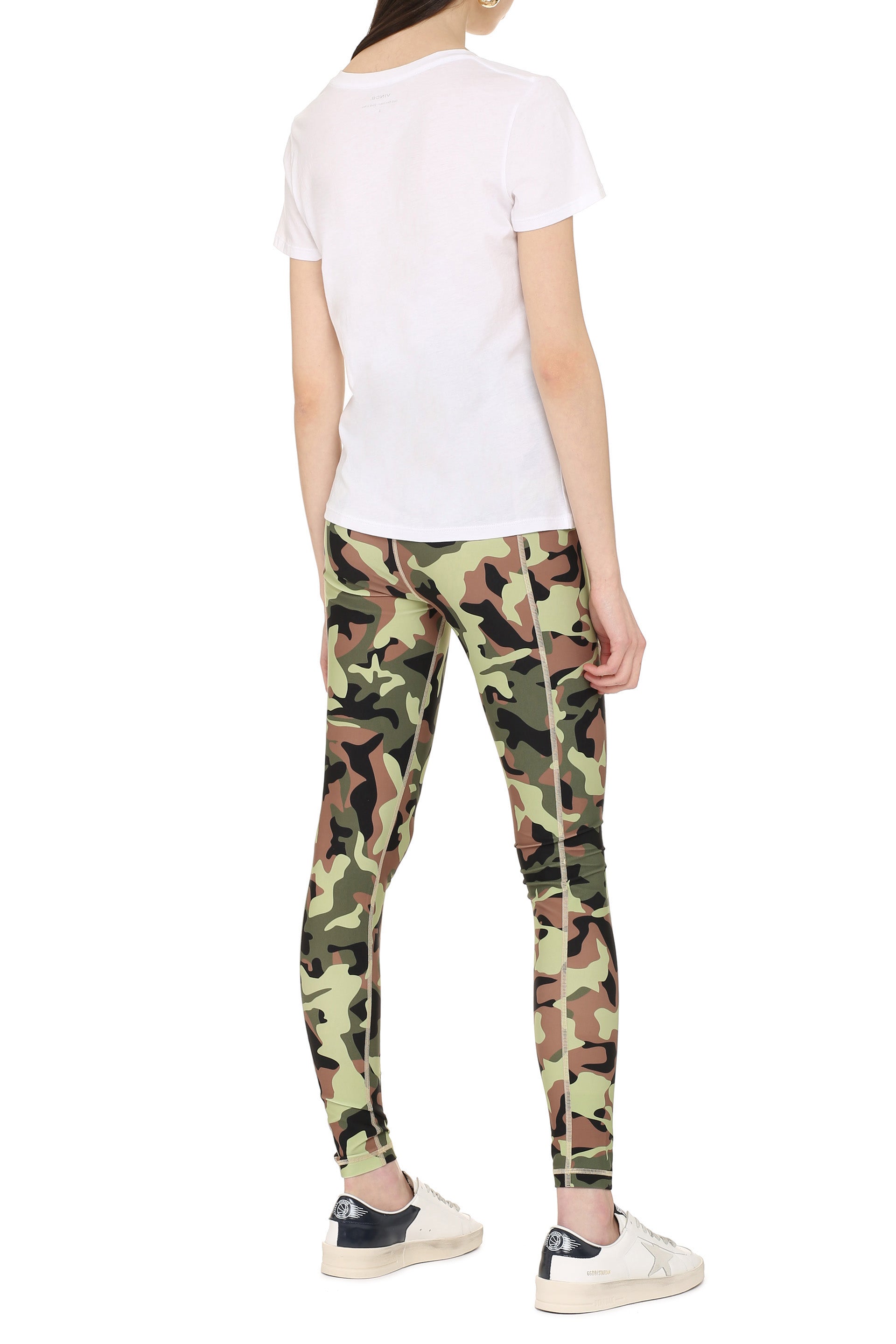 VINCE Essential Women's V-Neck Cotton T-Shirt