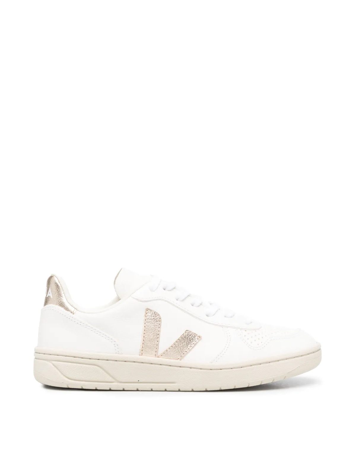 VEJA V-10 Chromefree Leather Sneakers for Women