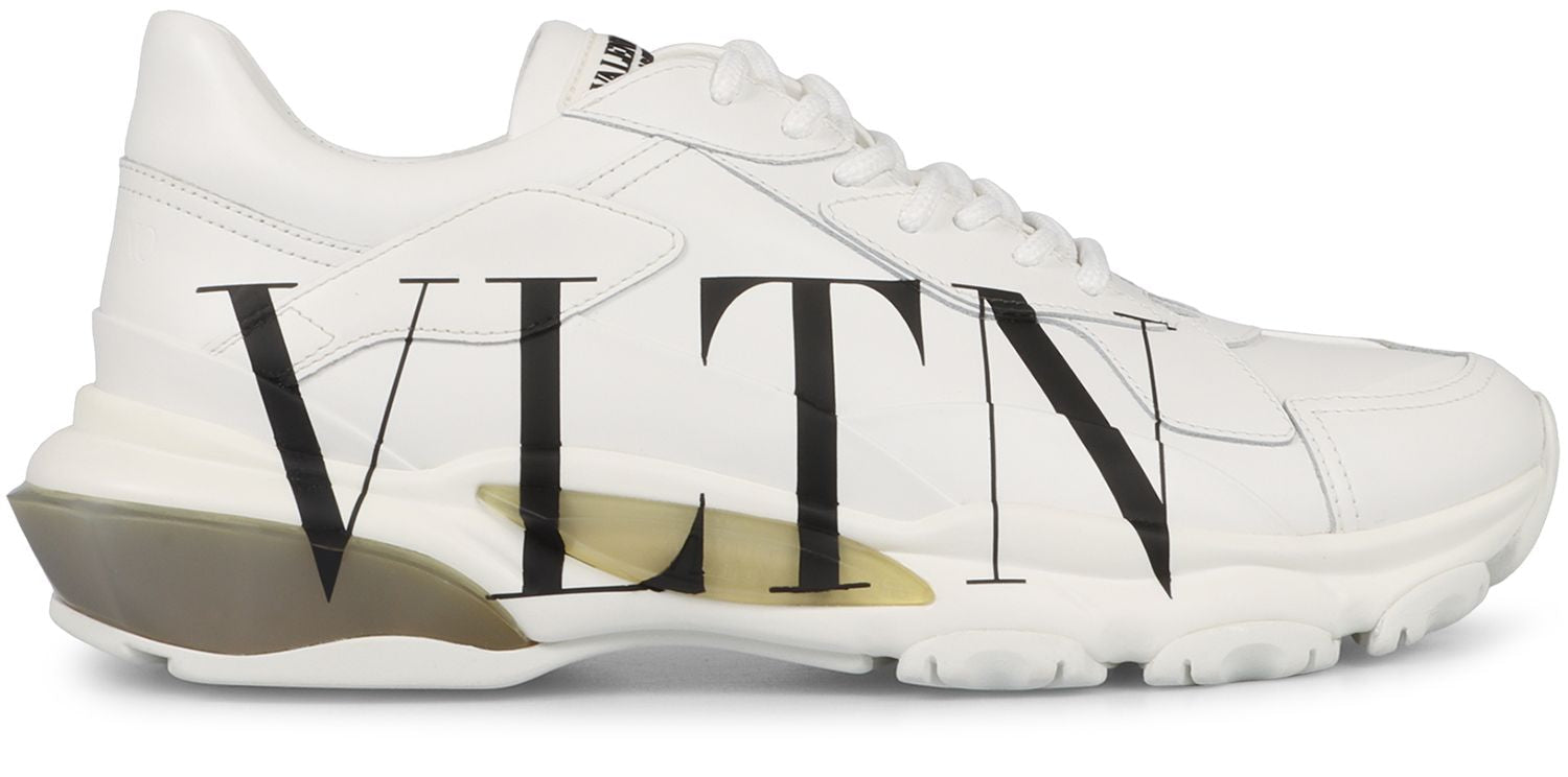 VALENTINO GARAVANI Men's Leather Sneakers - Round Toe Design