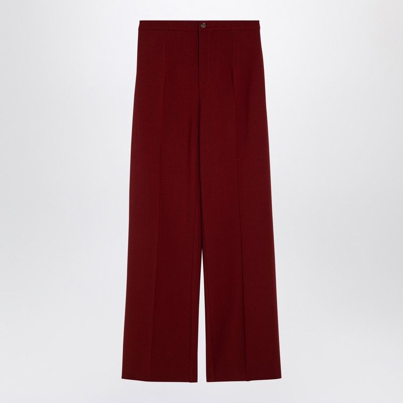 LOULOU STUDIO High-Waisted Wool Palazzo Trousers