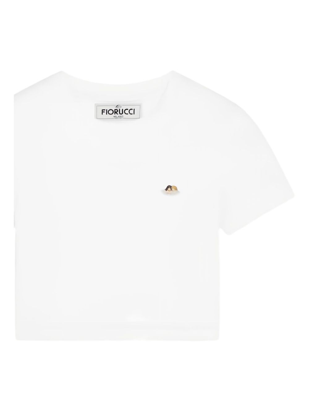 FIORUCCI Angel Motif Cropped Mini Tee for Women