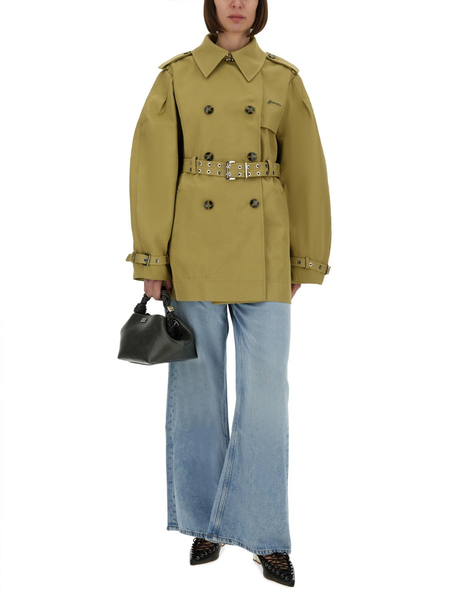 GANNI Eco-Friendly Recycled Polyester Jacket for Women - FW25