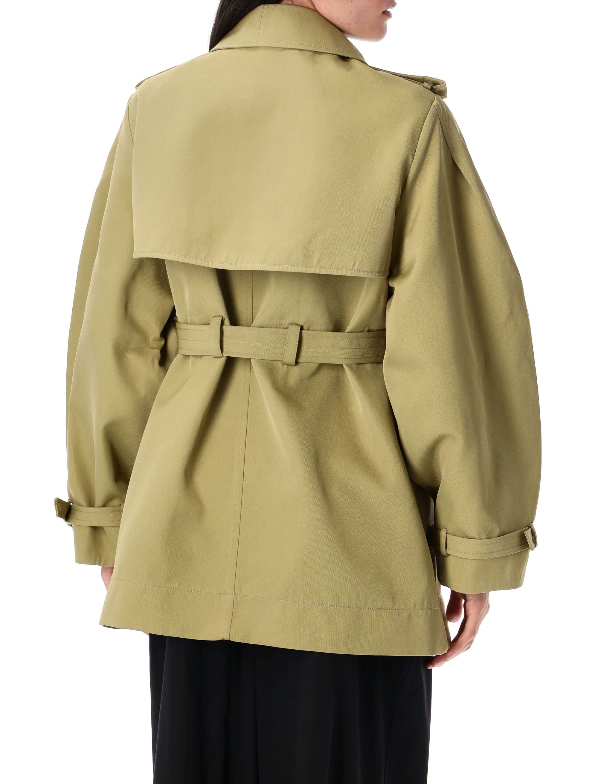 GANNI Chic Midi Trench for Women