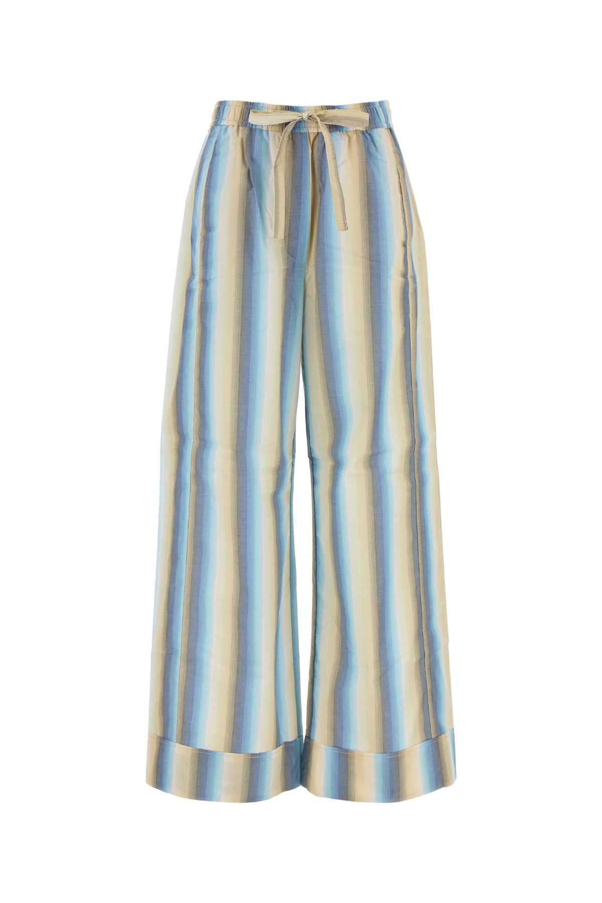 GANNI Embroidered Cotton Pyjama Pants