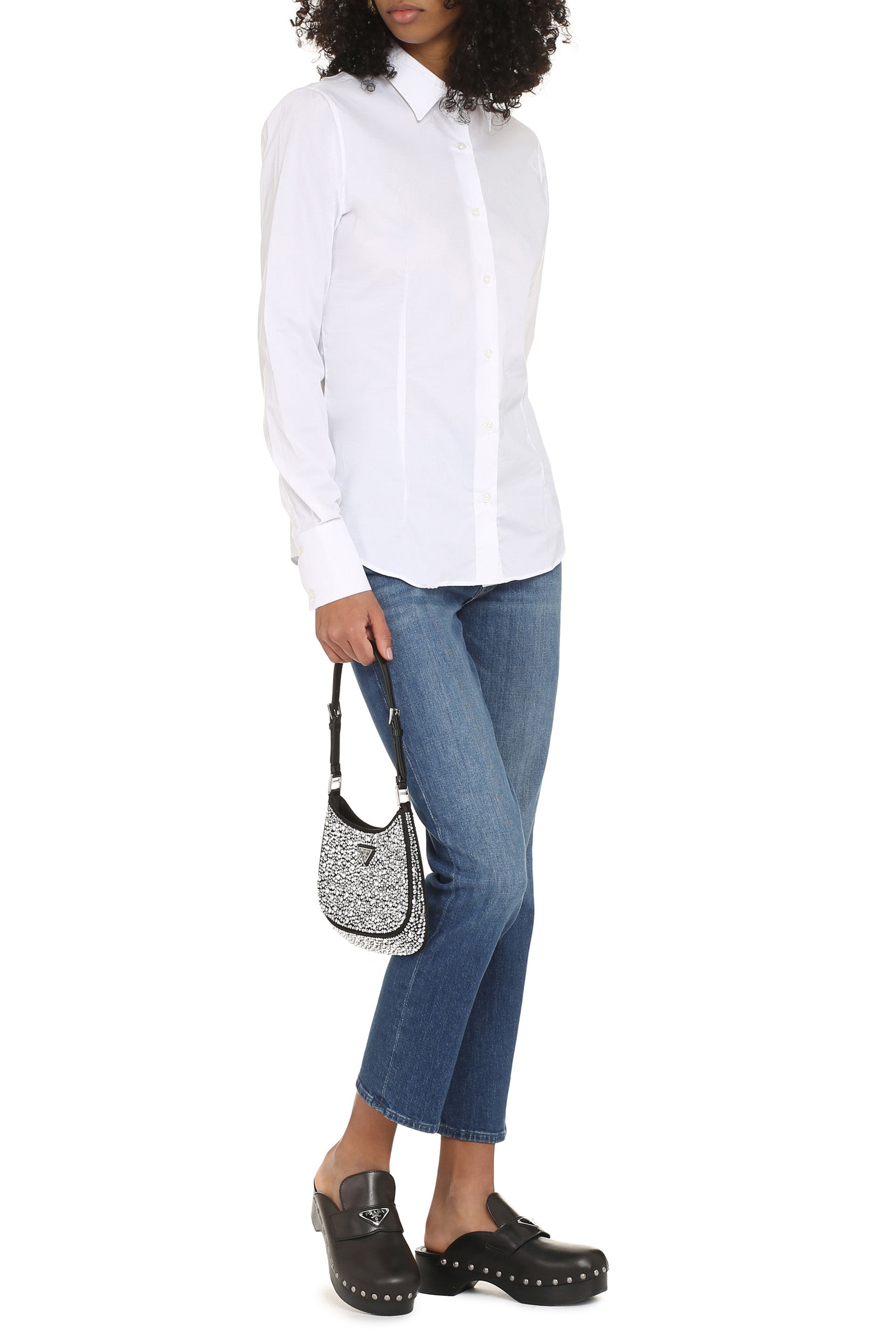 THE (ALPHABET) Classic Stretch Cotton Shirt - Women's