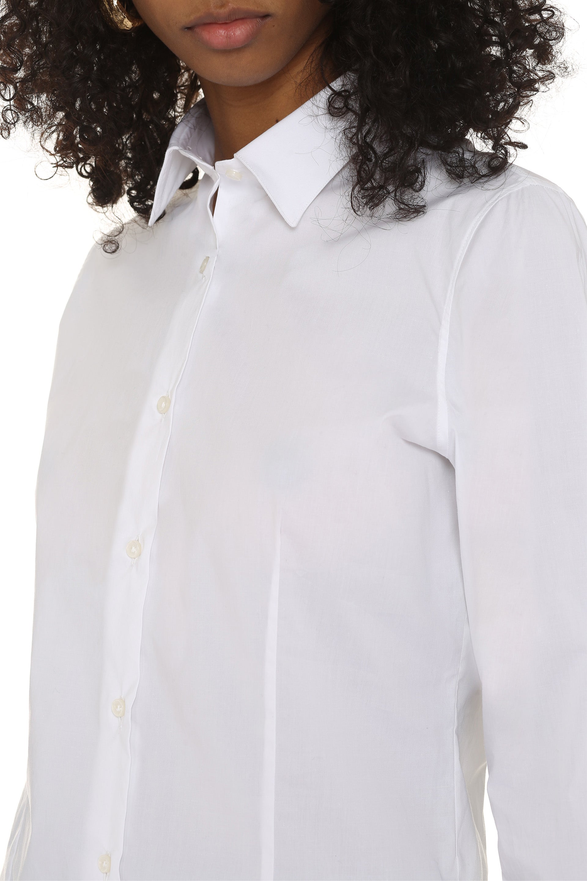 THE (ALPHABET) Classic Stretch Cotton Shirt - Women's