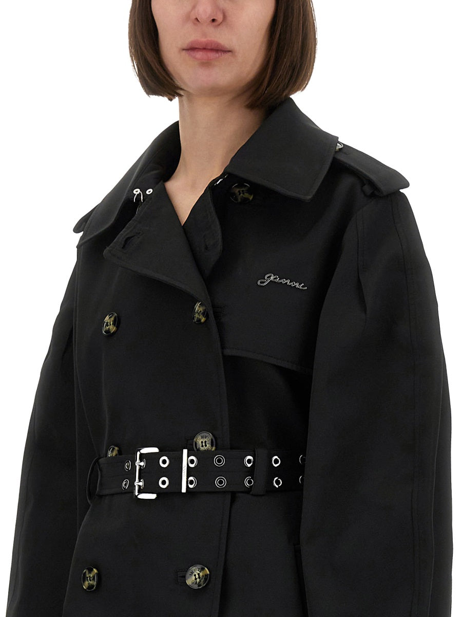 GANNI Recycled Polyester Trench Coat for Women