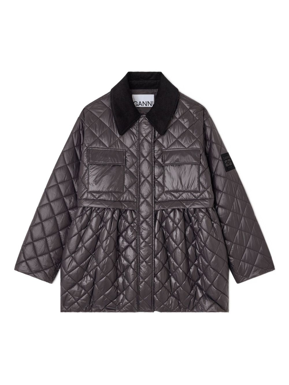 GANNI Recycled Nylon Quilted Jacket