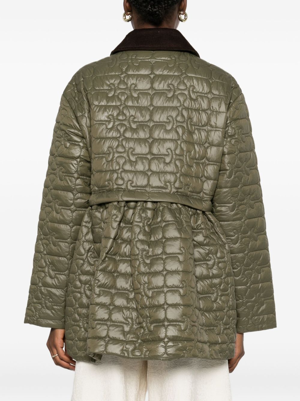 GANNI Recycled Nylon Quilted Jacket - Women's Outerwear