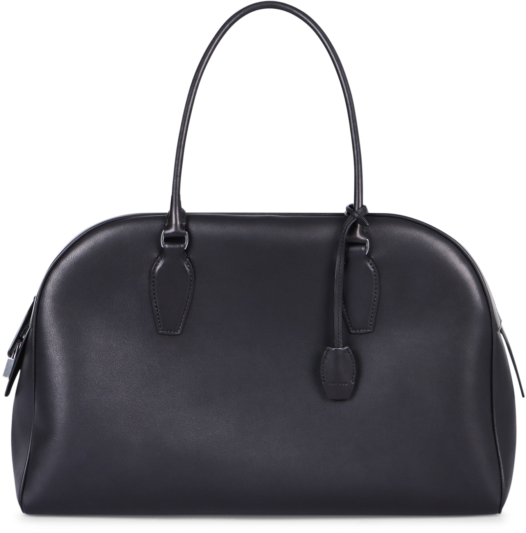 THE ROW Mini Glossy Leather Bowling Handbag