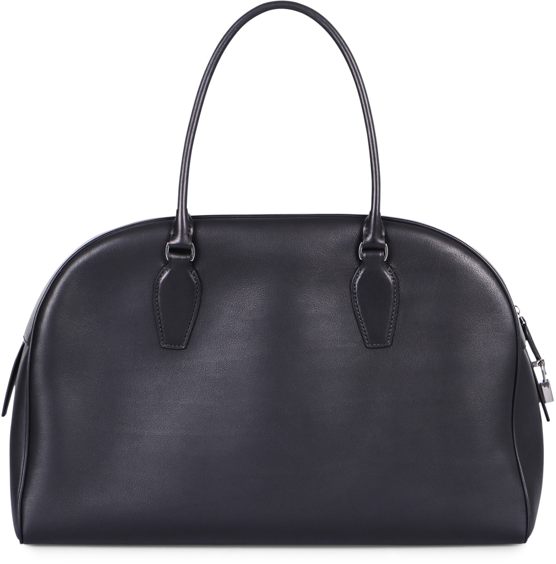 THE ROW Mini Glossy Leather Bowling Handbag