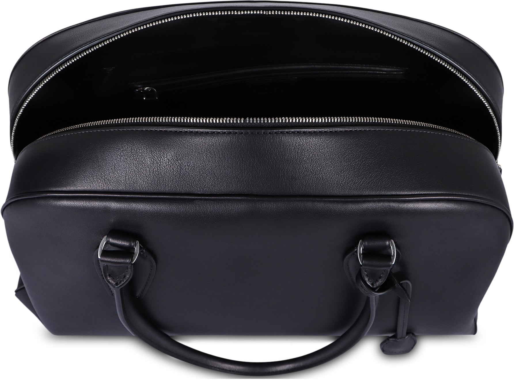 THE ROW Mini Glossy Leather Bowling Handbag