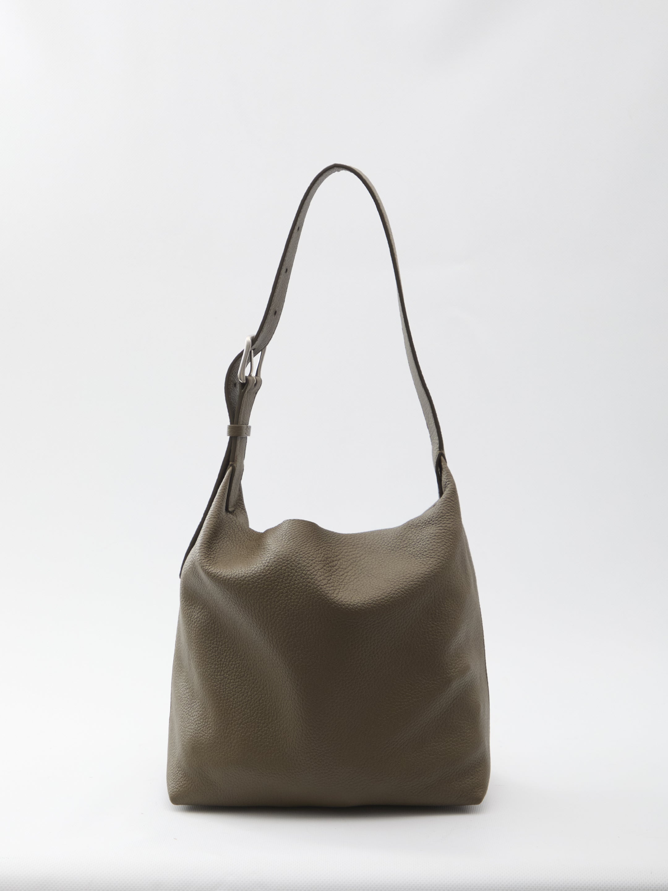 THE ROW Mini Handbag in Soft Deerskin Leather - Dimensions 22.9 x 21.6 x 13.3 CM