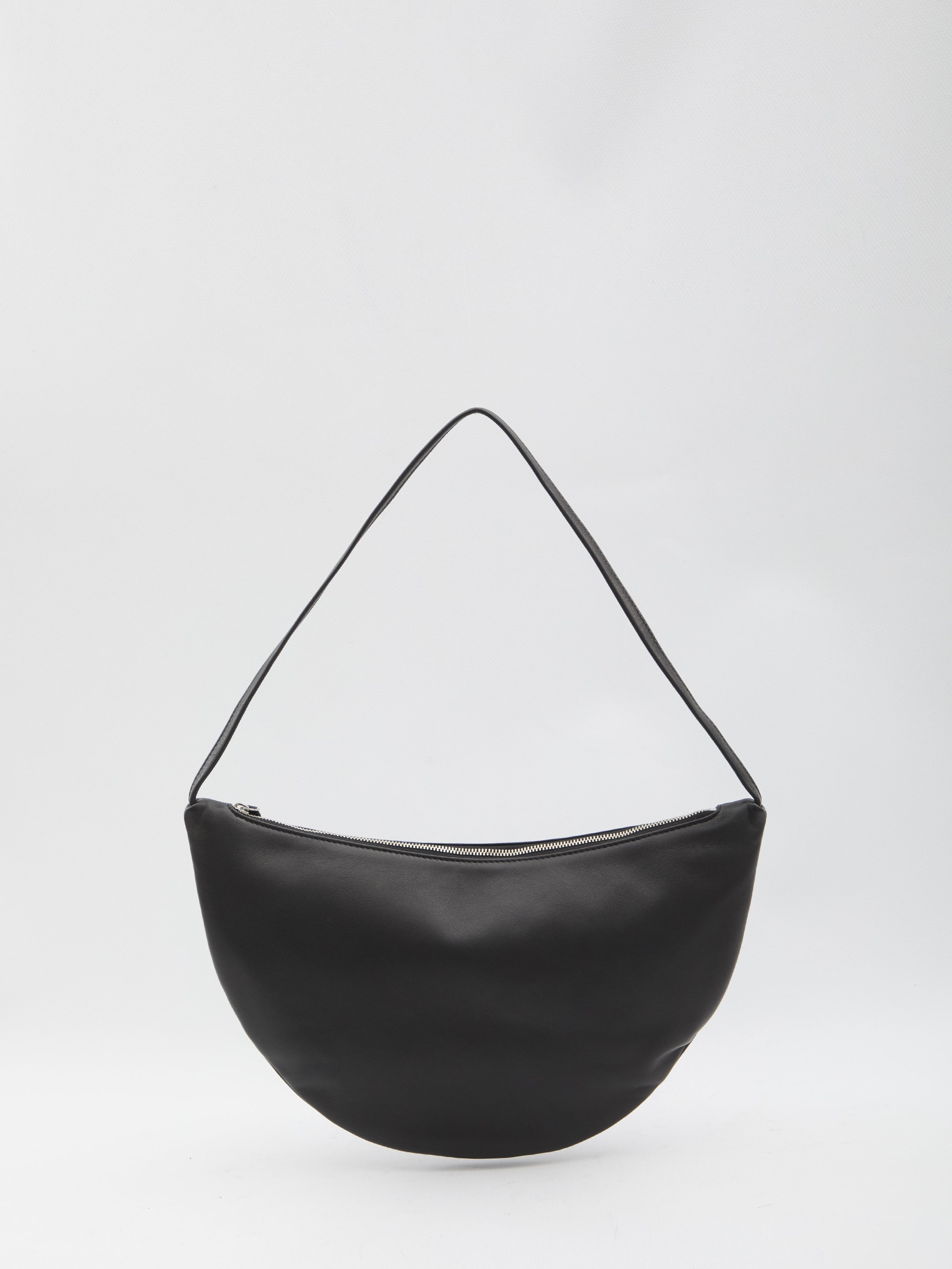 THE ROW Mini Crescent-Shaped Lambskin Crossbody Handbag