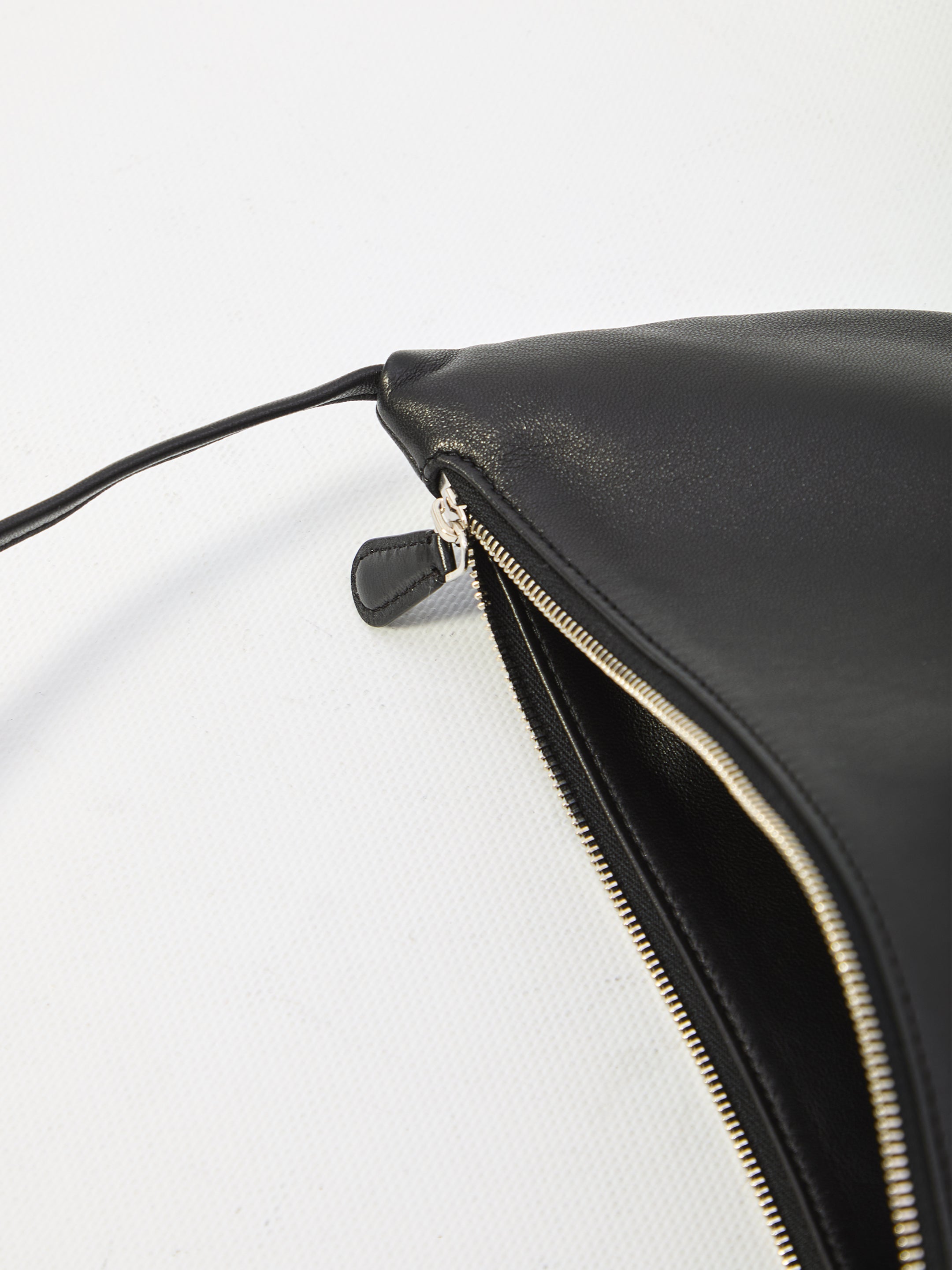 THE ROW Mini Crescent-Shaped Lambskin Crossbody Handbag