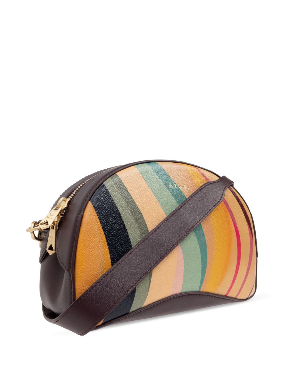 PAUL SMITH Swirl Leather Crossbody Handbag