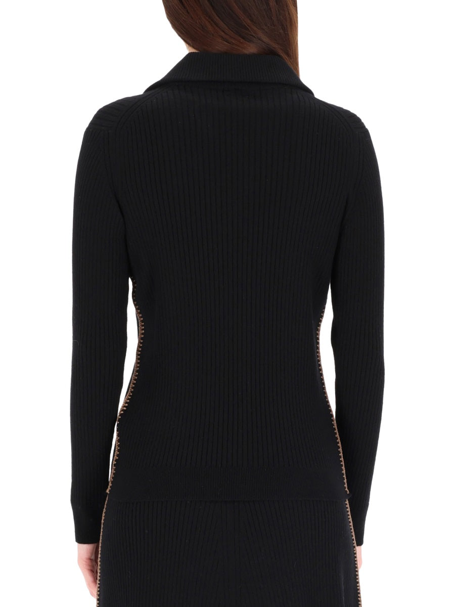 PAUL SMITH Ribbed Sweater - Size S