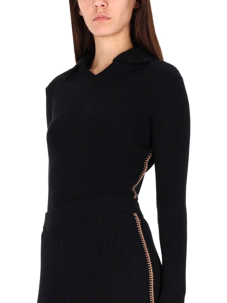 PAUL SMITH Ribbed Sweater - Size S