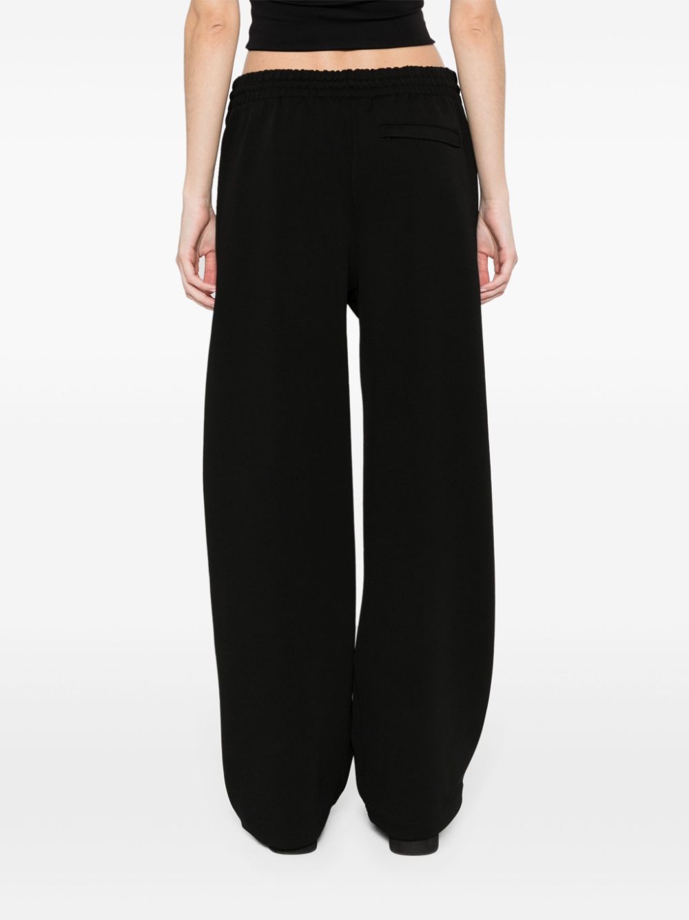 WARDROBE.NYC Women's Straight Leg Track Pants with Zip Pockets