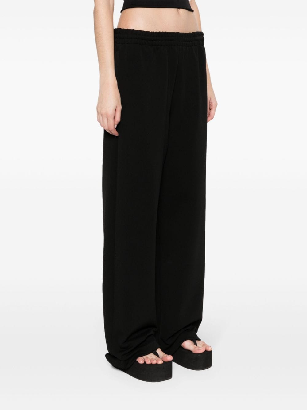 WARDROBE.NYC Women's Straight Leg Track Pants with Zip Pockets