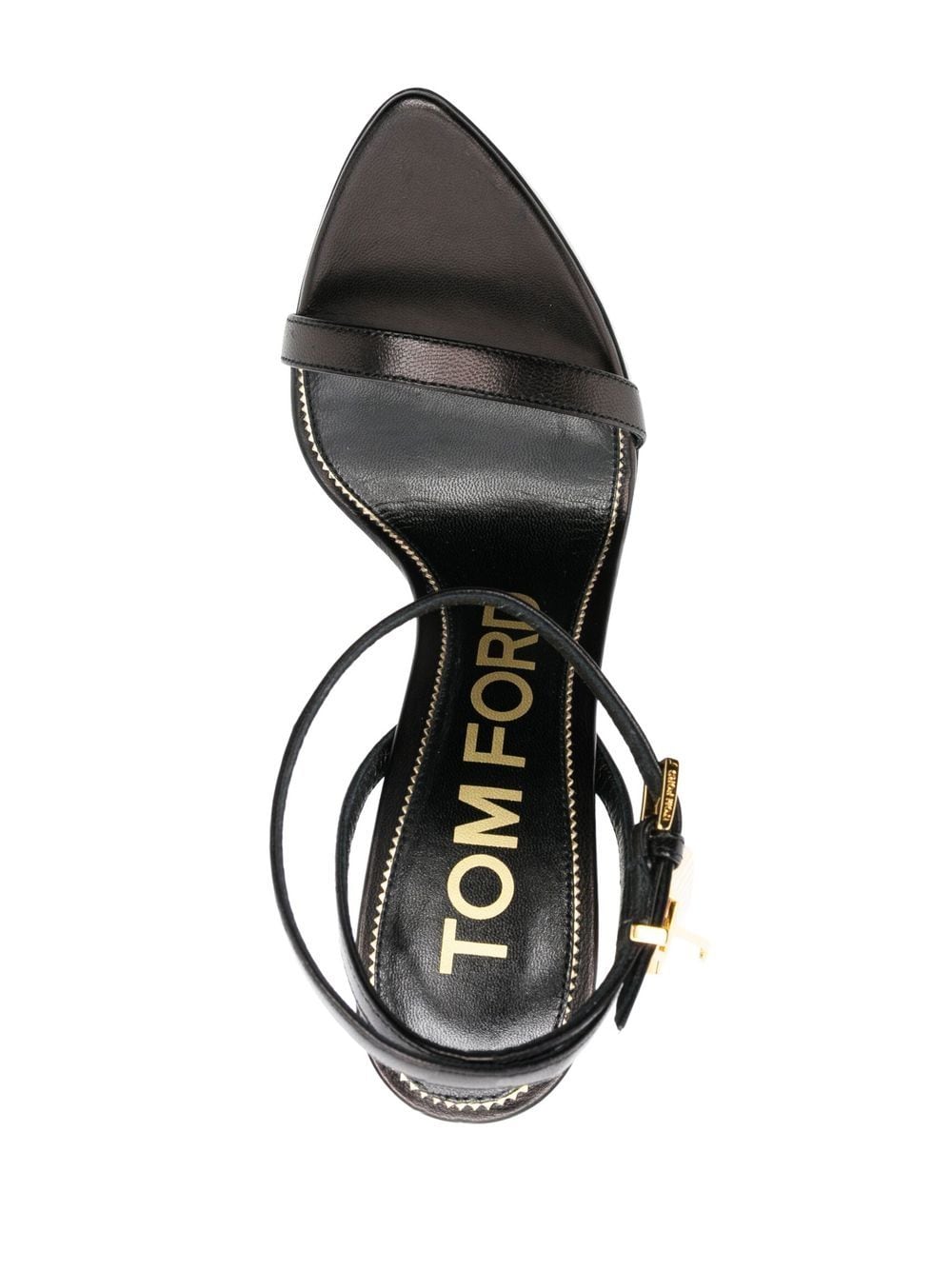 TOM FORD Pointy Naked Sandal with Metal Heel - 11cm Heel Height