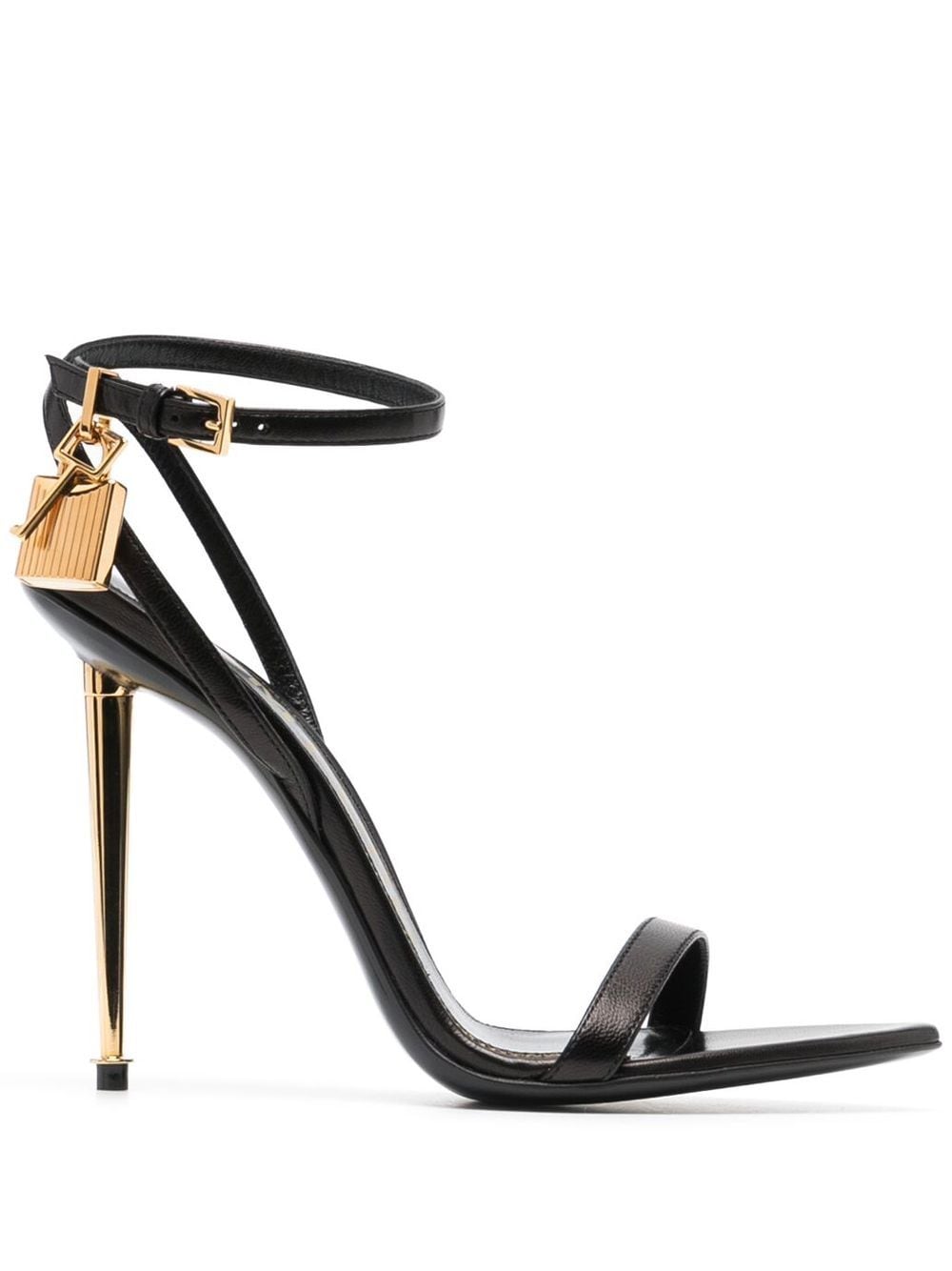 TOM FORD Pointy Naked Sandal with Metal Heel - 11cm Heel Height