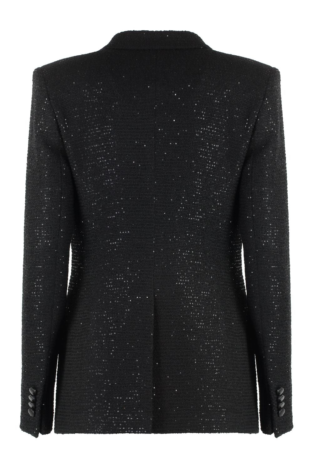 0205 TAGLIATORE Women's Double-Breasted Sequin Blazer