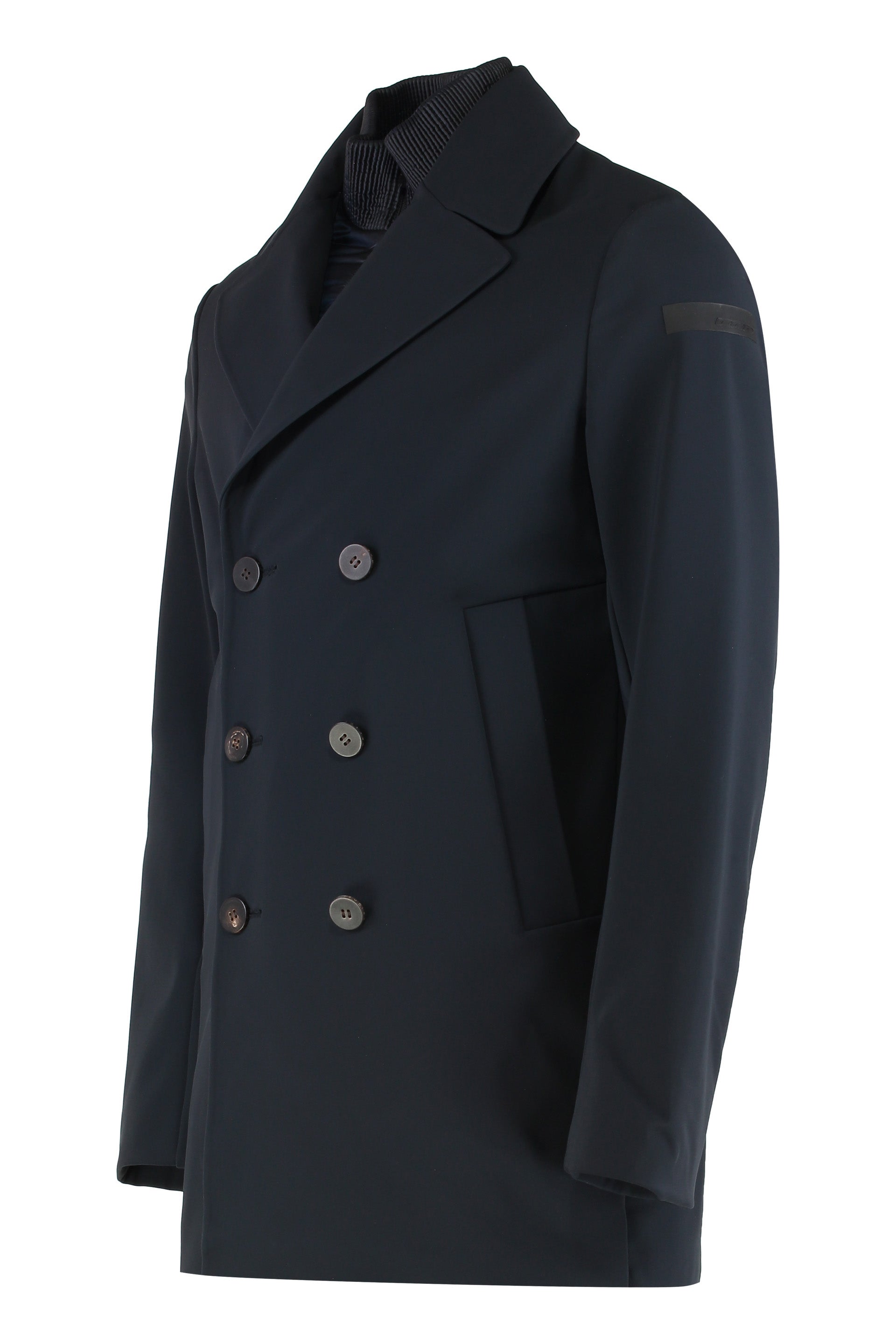 RRD Medium-Length Technical Fabric Peacoat for Men - FW25