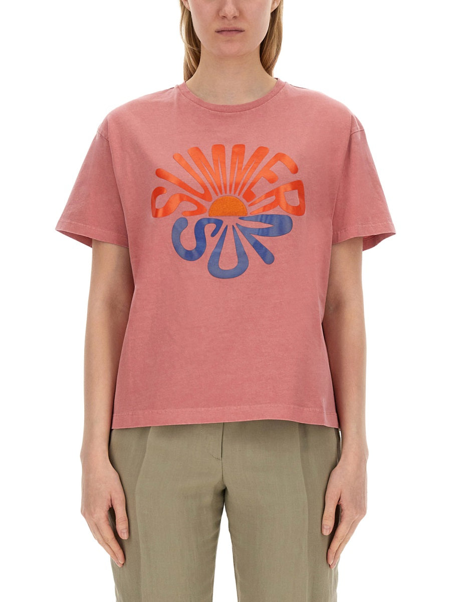 PS PAUL SMITH Summer Sun Print T-Shirt - Regular Fit