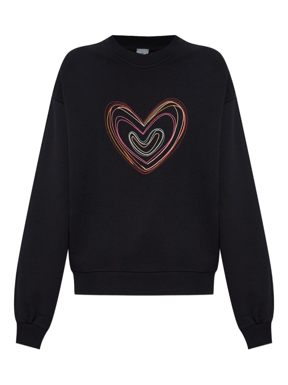 PS PAUL SMITH Swirl Heart Cotton Sweatshirt - Relaxed Fit