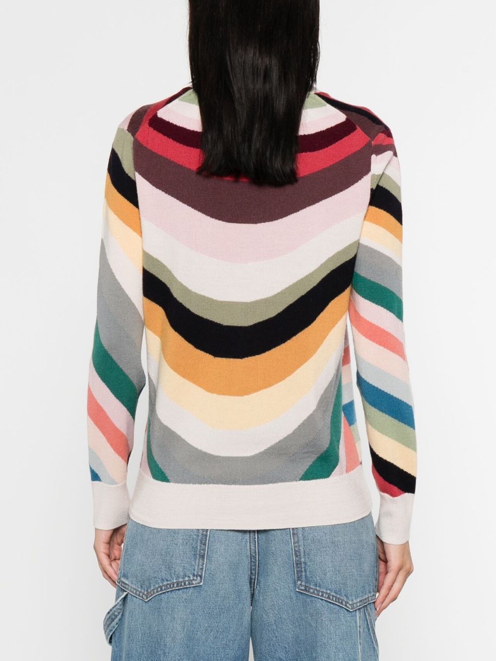 PS PAUL SMITH Striped Wool Cardigan