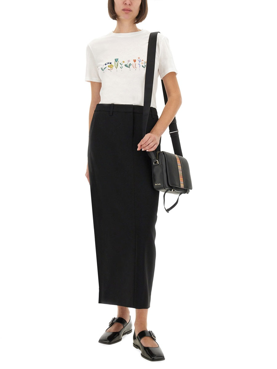 PS PAUL SMITH Bloom Print Cotton T-Shirt - Women's