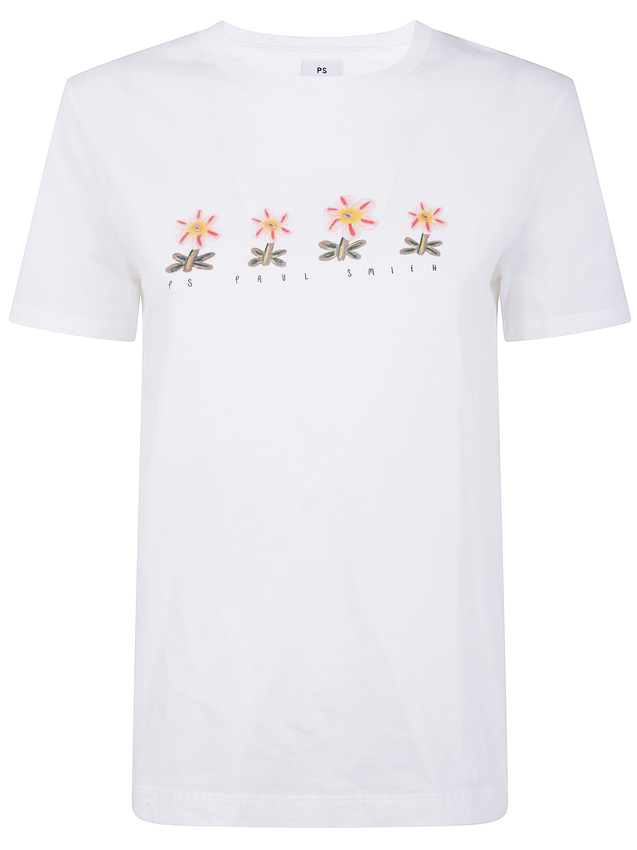 PAUL SMITH Womens Flowers Row T-Shirt