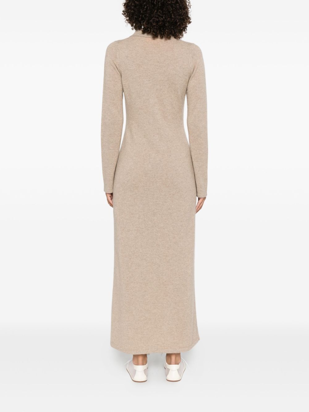 GUEST IN RESIDENCE Cashmere Shirt Dress with Classic Collar - Size S