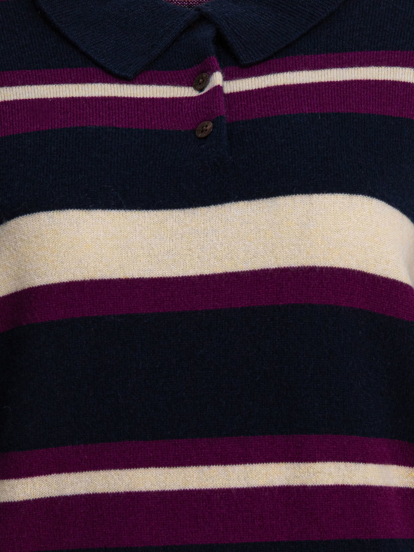 GUEST IN RESIDENCE Collegiate Stripe Cashmere Polo Shirt