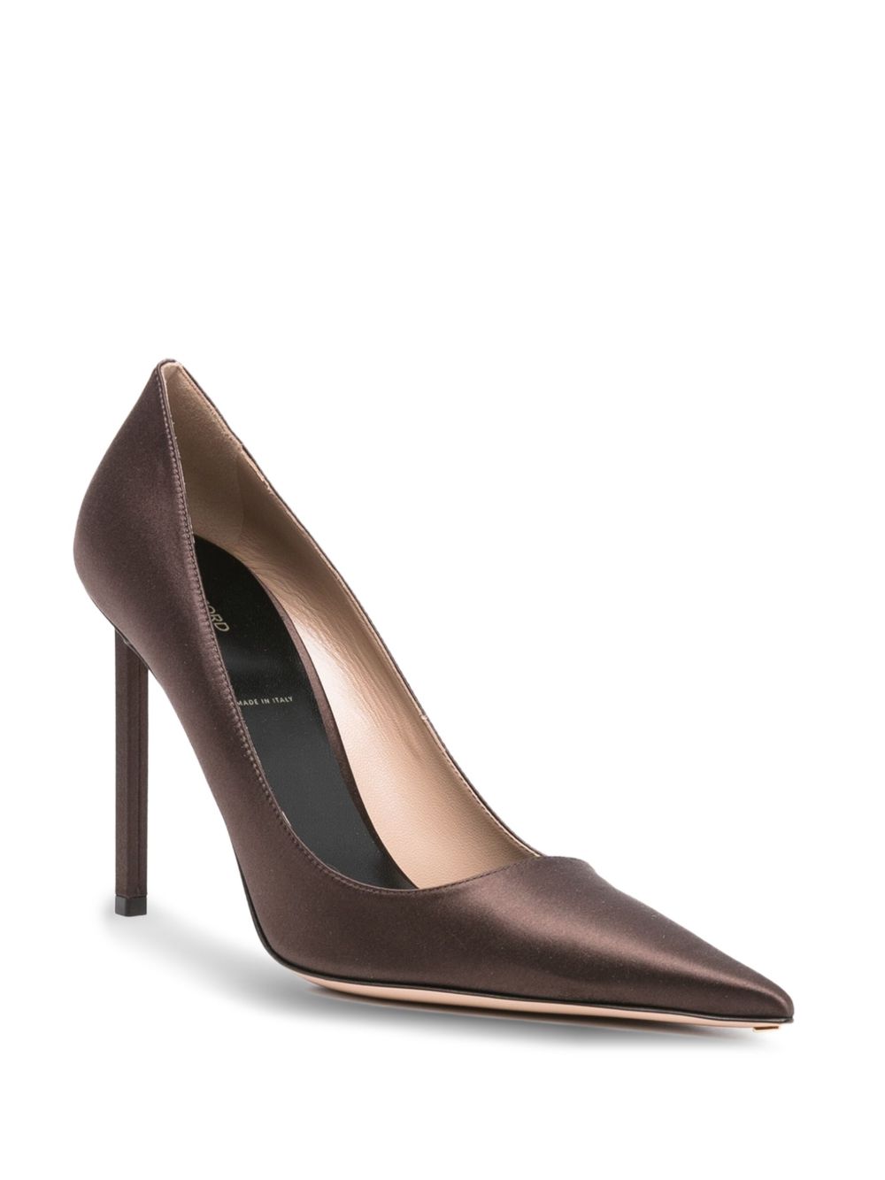 TOM FORD Satin Pointed Toe High Stiletto Pumps