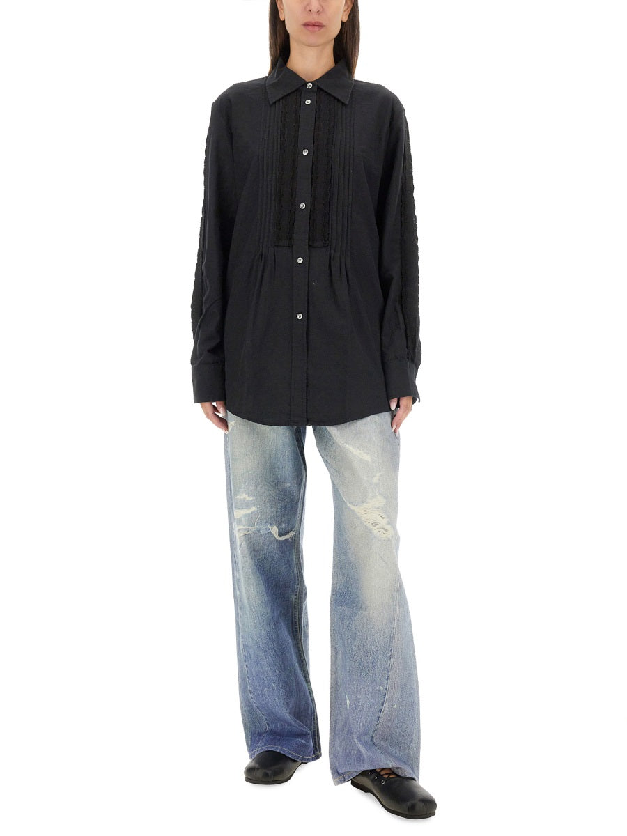 OUR LEGACY Sincere Linen-Cotton Blend Shirt - Size 36 EU