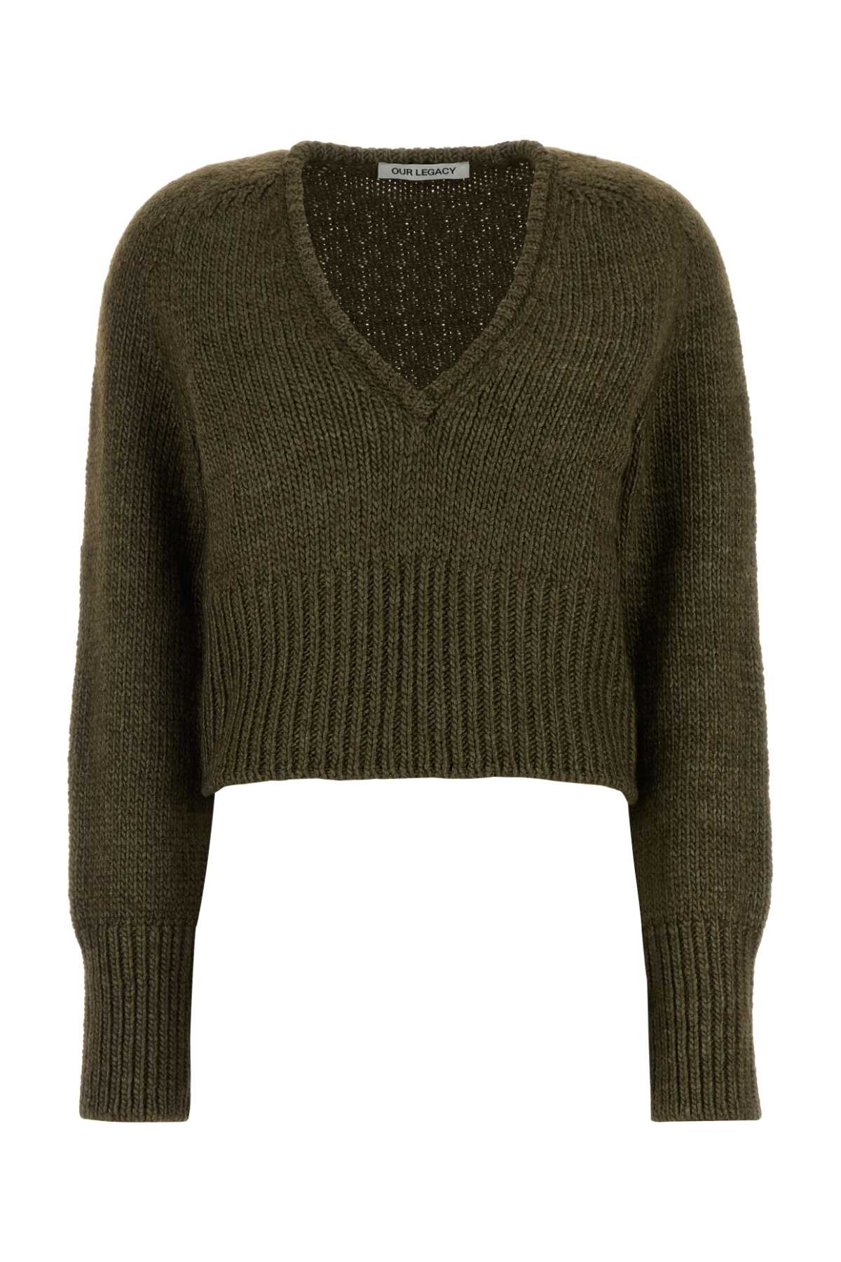 OUR LEGACY Silk and Wool V-Neck Sweater for Women