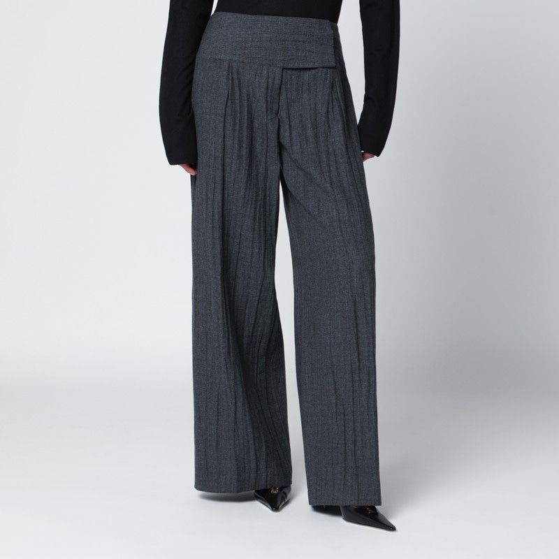 OUR LEGACY Pleated Wide-Leg Trousers