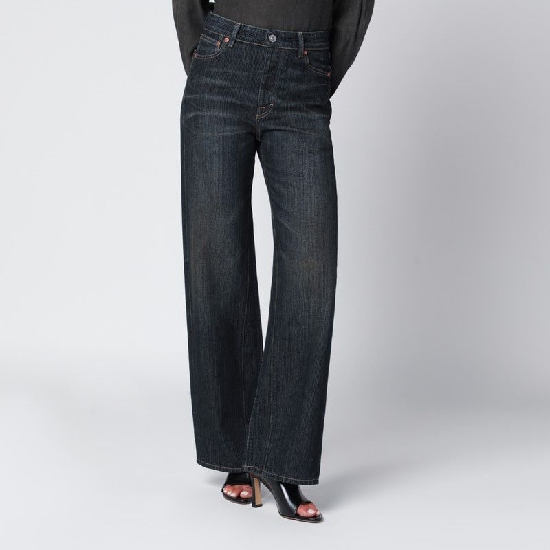 OUR LEGACY Vintage-Effect Wide Relaxed Fit Jeans
