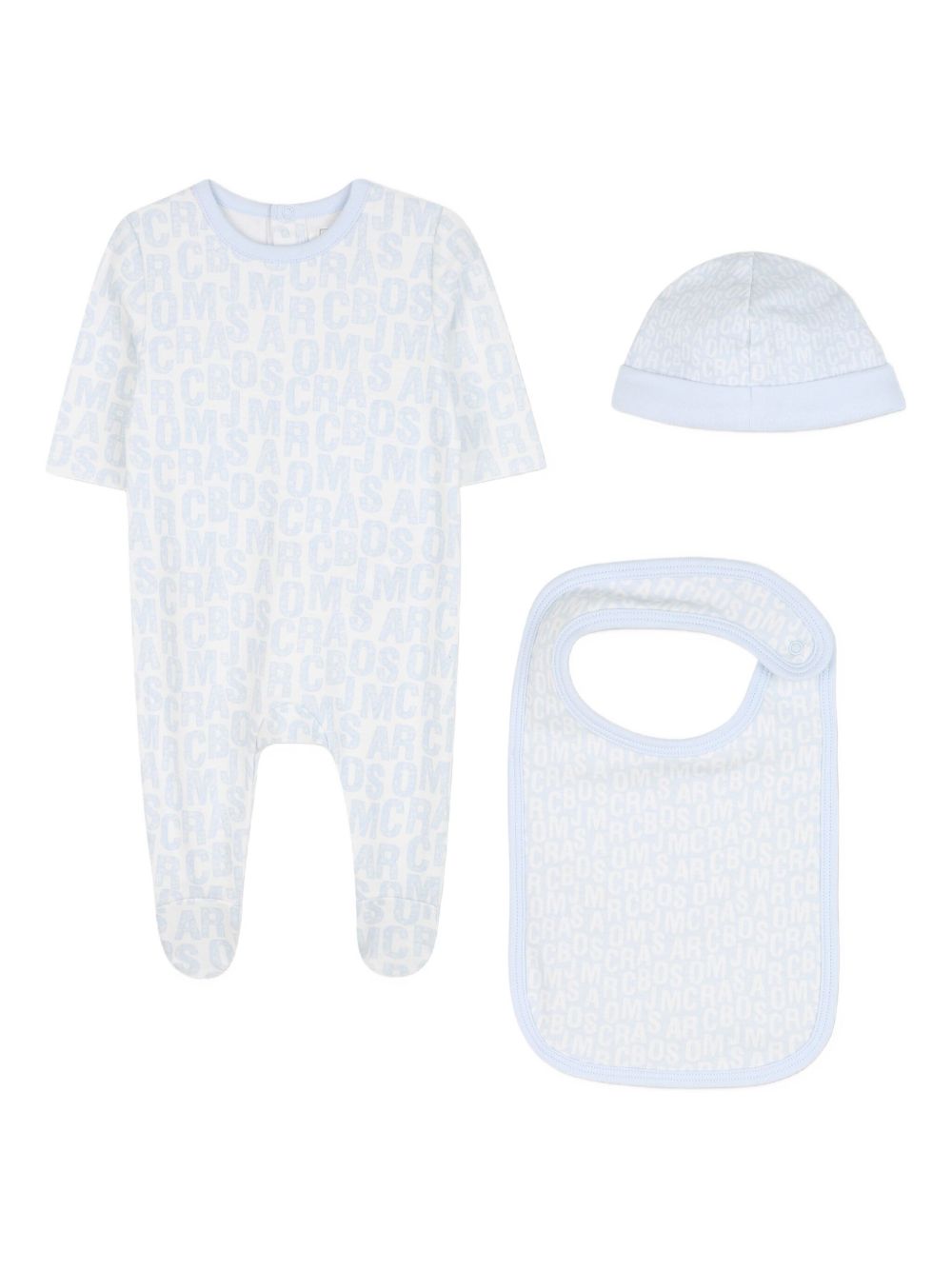 MARC JACOBS Logo-Print Baby Grow Set (Set of Three) for Mini Boys