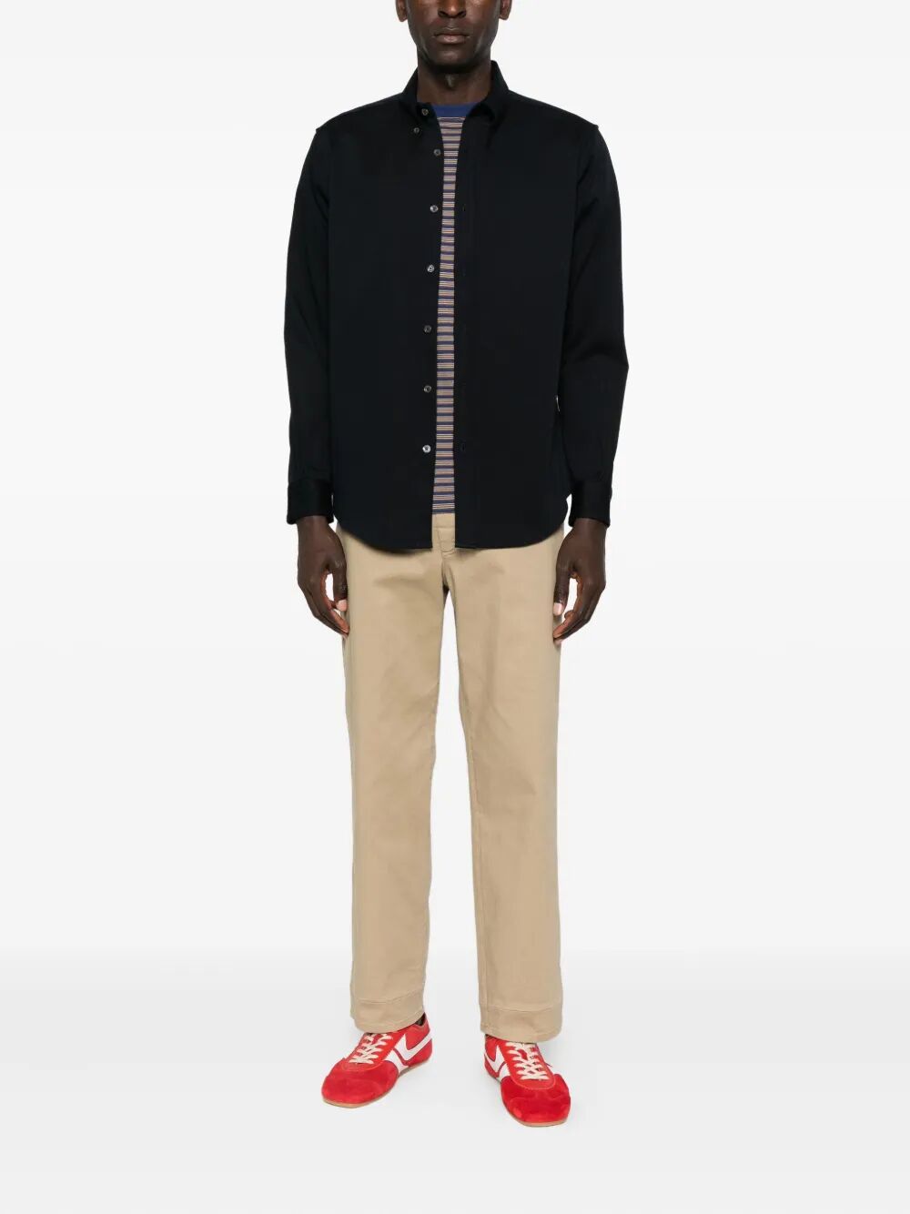 CELLAR DOOR Men's Cotton Fadi Trousers