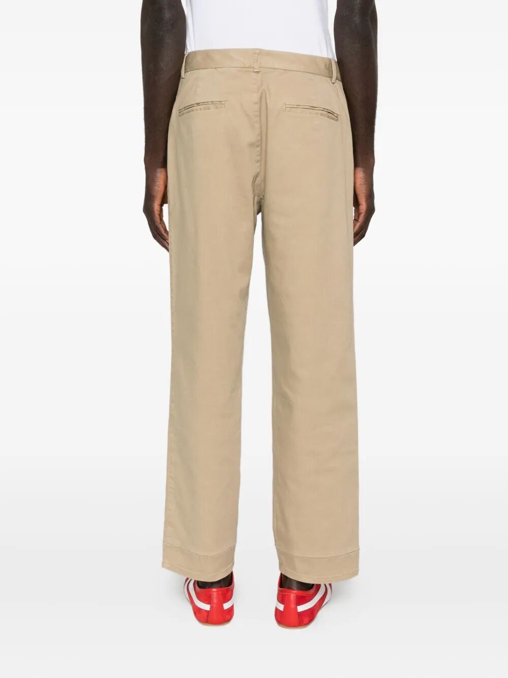 CELLAR DOOR Men's Cotton Fadi Trousers