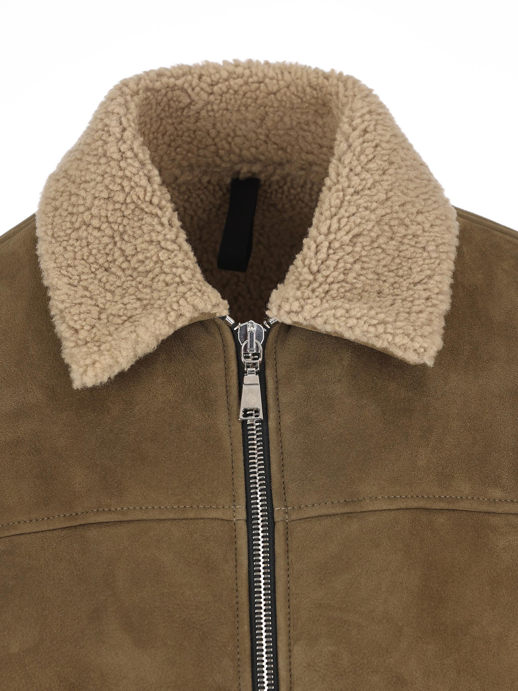 TAGLIATORE Men's Shearling Contrast Collar Jacket