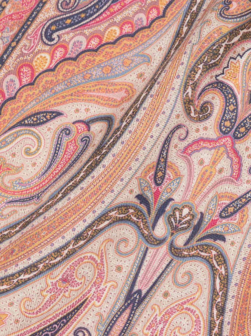ETRO Cashmere and Silk Blend Scarf